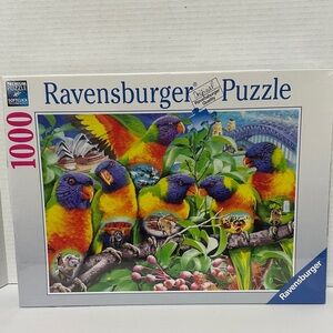 Ravensburger Puzzle with Colorful Parrots and Wildlife Land of Lorikeet